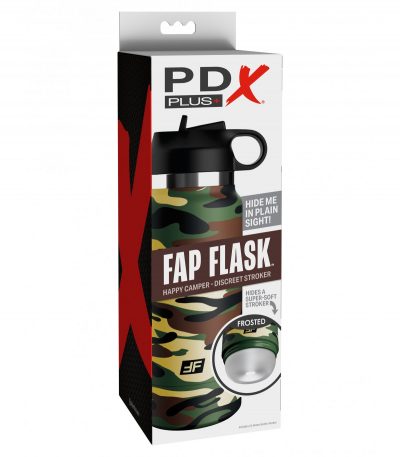 FAP FLASK - HAPPY CAMPER DISCREET STROKER FROSTED - Imagen 2