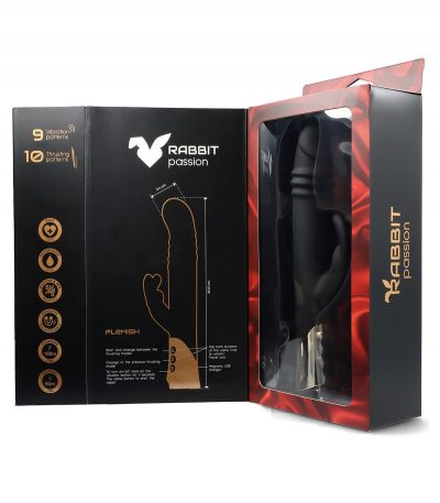 FLEMISH RECHARGEABLE ROTATING RABBIT VIBRATOR - Imagen 13