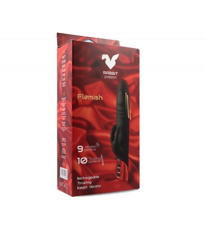 FLEMISH RECHARGEABLE ROTATING RABBIT VIBRATOR - Imagen 12