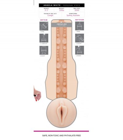 FLESHLIGHT GIRLS ANGELA WHITE INDULGE - Imagen 7