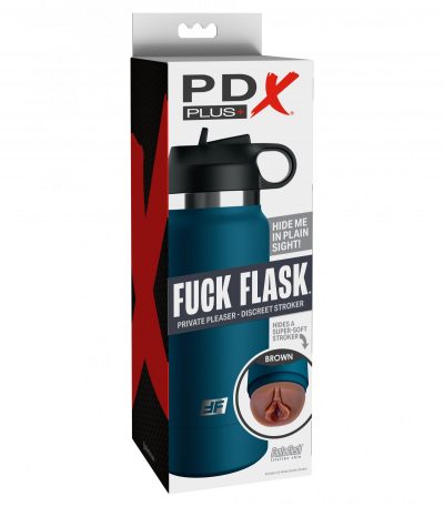 FUCK FLASK PRIVATE PLEASER DISCREET STROKER BROWN - Imagen 2