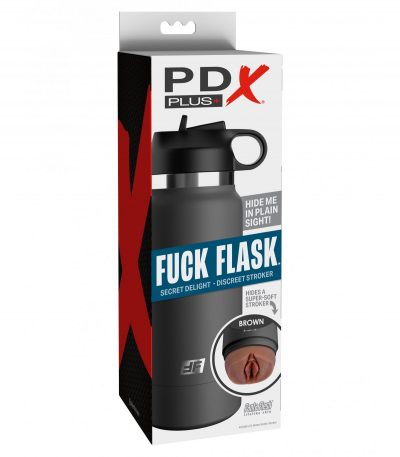 FUCK FLASK SECRET DELIGHT DISCREET STROKER BROWN - Imagen 2