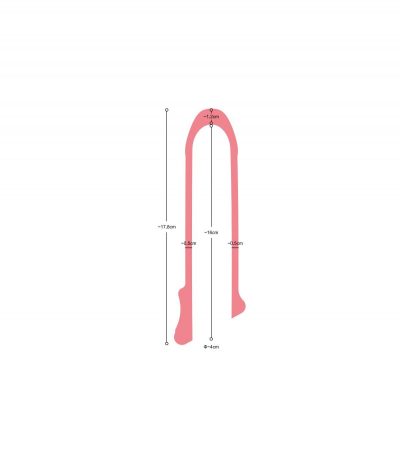 REALISTIC PENIS SHEATH S10 TRANSPARENT 17'80 CM - Imagen 6