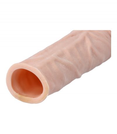 REALISTIC PENIS SHEATH S2 FLESH 19.5 CM - Imagen 5