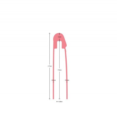 REALISTIC PENIS SHEATH S2 FLESH 19.5 CM - Imagen 6