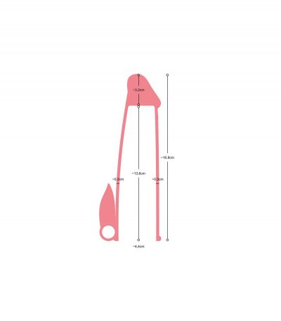 REALISTIC PENIS SHEATH S4 FLESH 20 CM W/ VIBRATION - Imagen 5