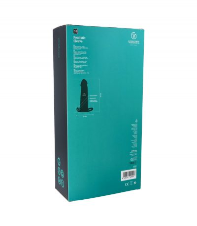 REALISTIC PENIS SHEATH S5 FLESH 19 CM W/ VIBRATION - Imagen 6