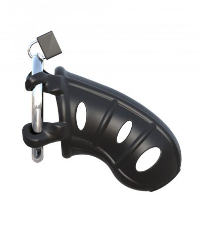 HARDCORE SILICONE COCK BLOCKER BLACK - Imagen 5