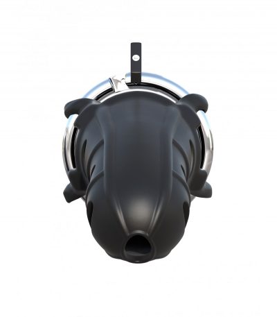 HARDCORE SILICONE COCK BLOCKER BLACK - Imagen 6