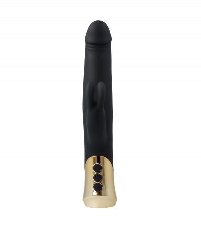 HARLEQUIN RECHARGEABLE RABBIT VIBRATOR WITH GYRATING DILDO SHAPE - Imagen 6