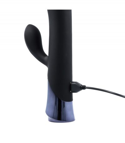 HAVANA RECHARGEABLE SILICONE VIBRATOR WITH TAPPING RABBIT AND TAPPING SHAFT - Imagen 9