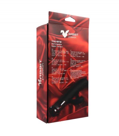 HAVANA RECHARGEABLE SILICONE VIBRATOR WITH TAPPING RABBIT AND TAPPING SHAFT - Imagen 10