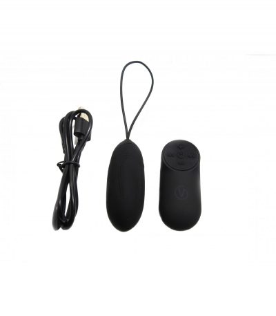 BLACK RECHARGEABLE VIBRATING EGG G3 - Imagen 7