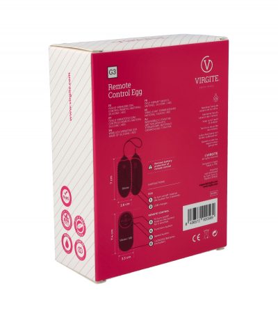 G3 RECHARGEABLE PINK VIBRATING EGG - Imagen 7