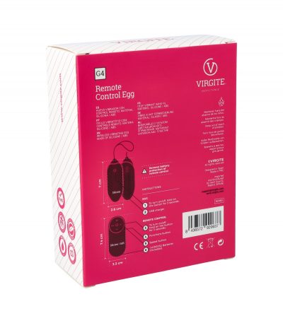 G4 VIBRATOR EGG RECHARGEABLE BLACK - Imagen 7