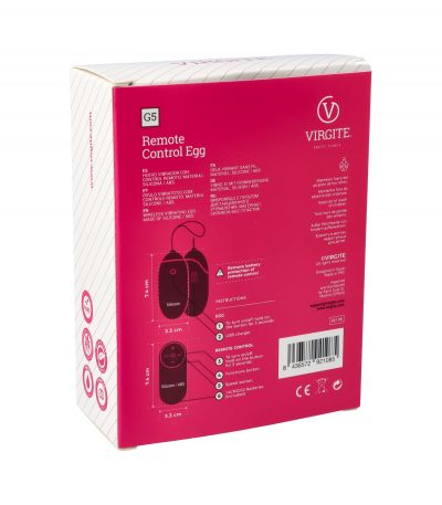 PINK RECHARGEABLE G5 VIBRATING EGG - Imagen 7