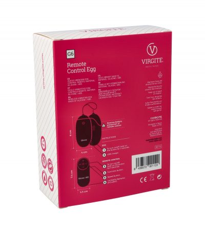 G6 RECHARGEABLE PINK VIBRATING EGG - Imagen 7