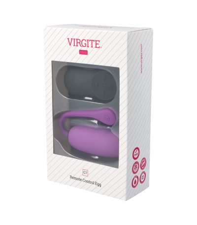G7 RECHARGEABLE PURPLE VIBRATING EGG - Imagen 4