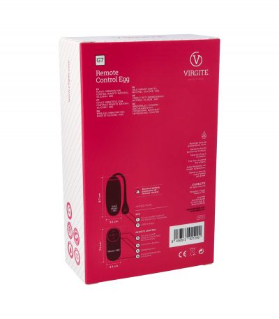 VIBRATOR EGG G7 RECHARGEABLE BLACK - Imagen 6
