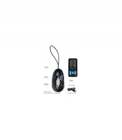 VIBRATOR EGG AND E-STIM USB W/ BLACK CONTROL - Imagen 3
