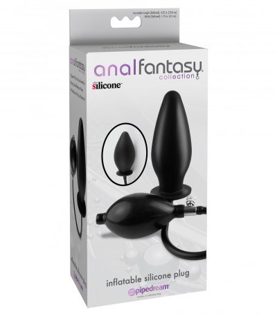 INFLATABLE SILICONE PLUG BLACK - Imagen 2