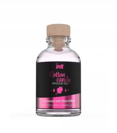 INTT HEAT EFFECT MASSAGE GEL COTTON CANDY 30 ML - Imagen 3