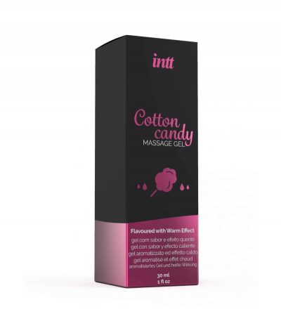 INTT HEAT EFFECT MASSAGE GEL COTTON CANDY 30 ML - Imagen 2