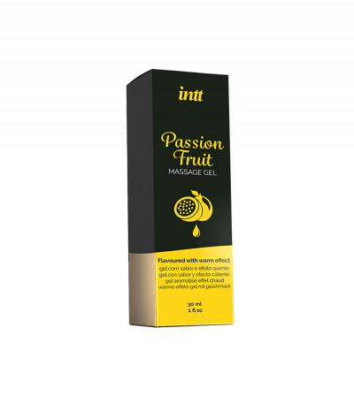 INTT HEAT EFFECT MASSAGE GEL PASSION FRUITS 30 ML - Imagen 2