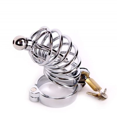 CHASTITY PENIS CAGE WITH URETHRAL DILATOR - Imagen 2