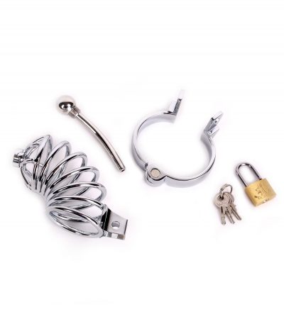 CHASTITY PENIS CAGE WITH URETHRAL DILATOR - Imagen 4