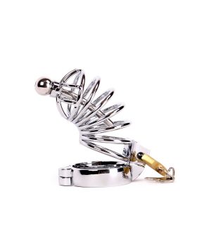CHASTITY PENIS CAGE WITH URETHRAL DILATOR