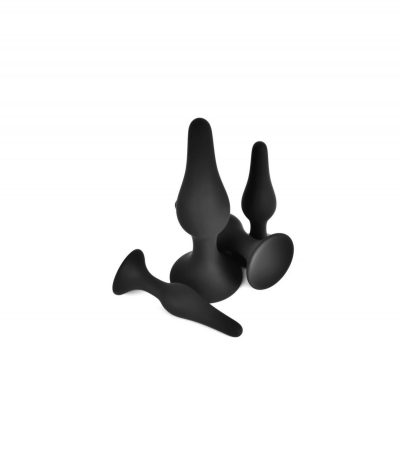ANAL KIT X 4 SILICONE V-FANTASY BLACK - Imagen 2