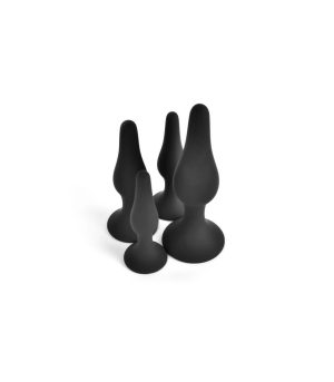 ANAL KIT X 4 SILICONE V-FANTASY BLACK