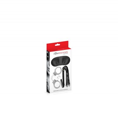 WHIP KIT  HANDCUFFS AND MASK - Imagen 2