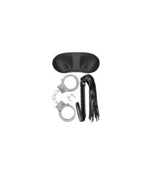 WHIP KIT  HANDCUFFS AND MASK