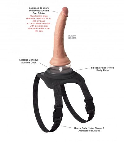 LAP STRAP HARNESS BLACK - Imagen 4