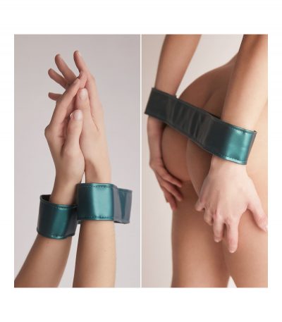 LEATHERETTE HARNESS CURIOUS - METALLIC GREEN - Imagen 5