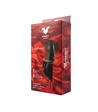 LIONHEAD RECHARGEABLE THRUSTING AND ROTATING RABBIT VIBRATOR - Imagen 2