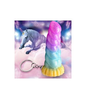 MYSTIQUE UNICORN SILICONE KEYCHAIN
