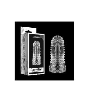 CLEAR CONICAL ICE GIRL MASTURBATOR