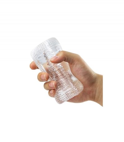 CLEAR STRIATED ICE GIRL MASTURBATOR - Imagen 5
