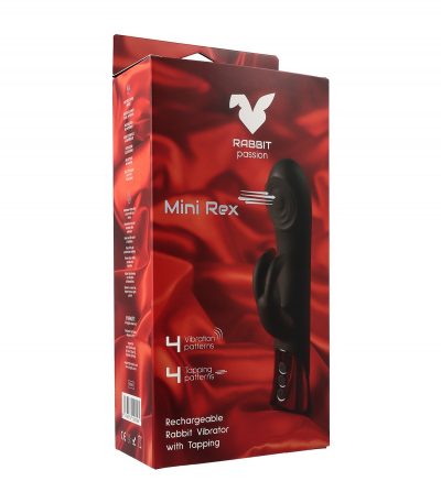 MINI REX RECHARGEABLE RABBIT VIBRATOR WITH TAPPING - Imagen 9
