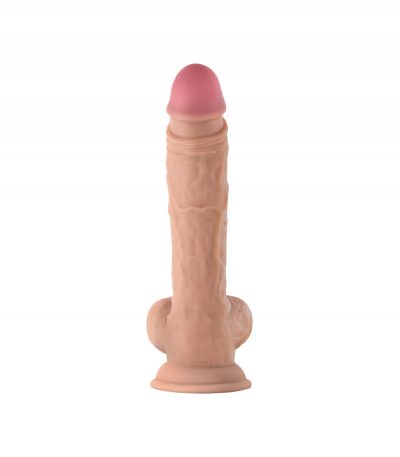 MODEL A 10.5" LIQUIDE SILICON DONG W/BALLS - PINE - Imagen 6