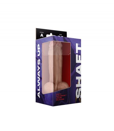 MODEL A 7.5" LIQUIDE SILICONE DONG W/BALLS - PINE - Imagen 3