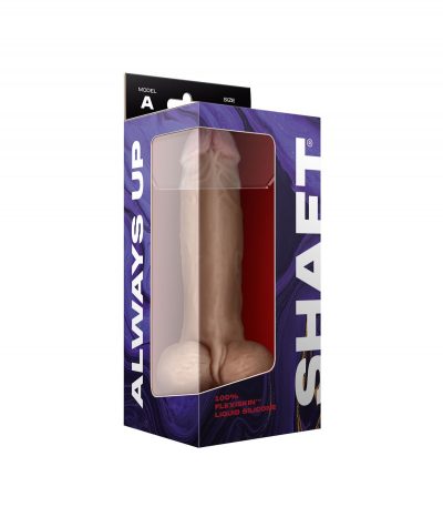 MODEL A 9.5" LIQUIDE SILICONE DONG W/BALLS - PINE - Imagen 3