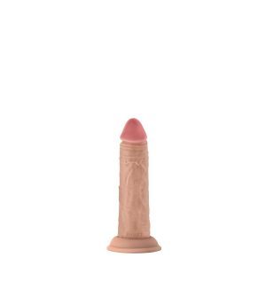 MODEL J 5.5" LIQUID SILICONE DONG - PINE