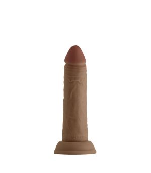 MODEL J 6.5" LIQUID SILICONE DONG - OAK
