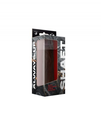 MODEL J 7.5" LIQUIDE SILICONE DONG - MAHOGANY - Imagen 2