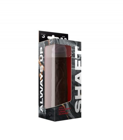 MODEL J 8.5" LIQUIDE SILICONE DONG - MAHOGANY - Imagen 2