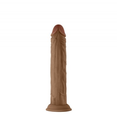 MODEL J 9.5" LIQUID SILICONE DONG - OAK - Imagen 3